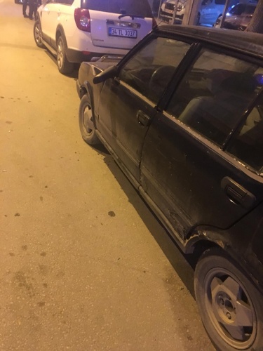 Dörtyolda Motosiklet Kazası Sürücü Orta Refüje Fırladı
