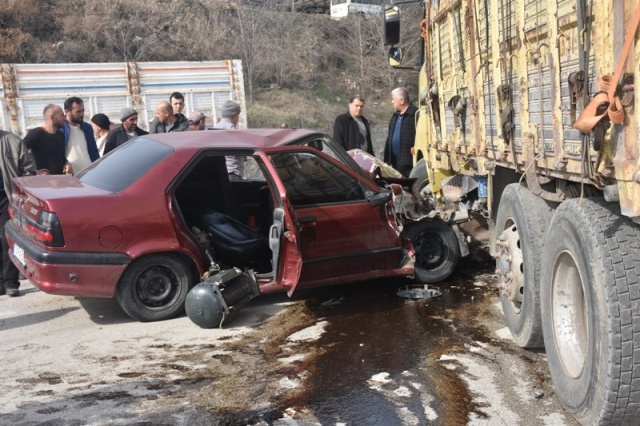 Boyabat Karacaören Mevkinde Feci Kaza