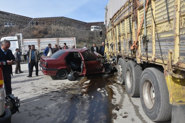 Boyabat Karacaören Mevkinde Feci Kaza