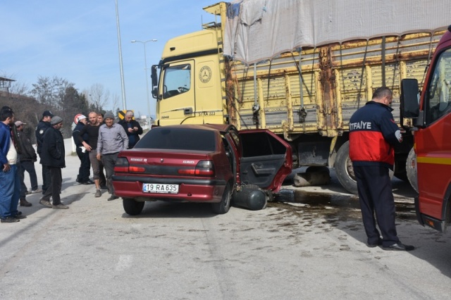 Boyabat Karacaören Mevkinde Feci Kaza