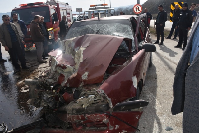 Boyabat Karacaören Mevkinde Feci Kaza