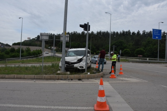 Boyabat Bölge Trafik Önünde Trafik Kazası