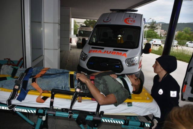 Boyabat Bölge Trafik Önünde Trafik Kazası