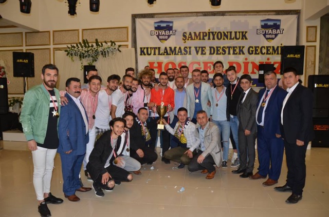Boyabat Şampiyonluğu Kutladı