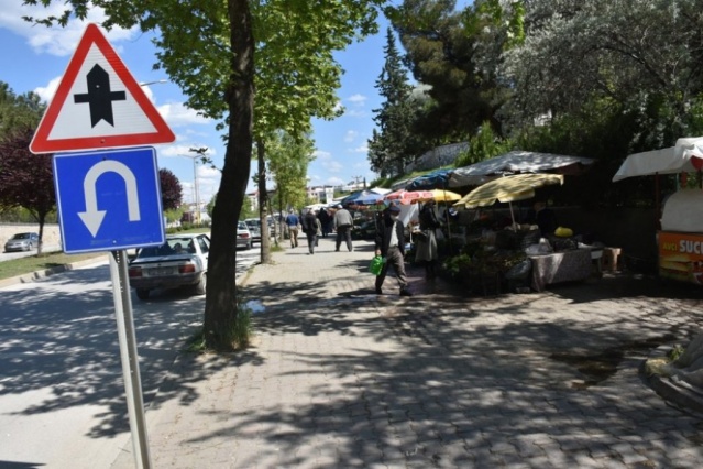 Boyabat caddeleri ve sokakları onların oldu