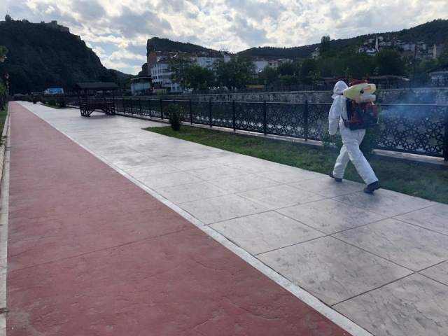 Boyabat caddeleri ve sokakları onların oldu