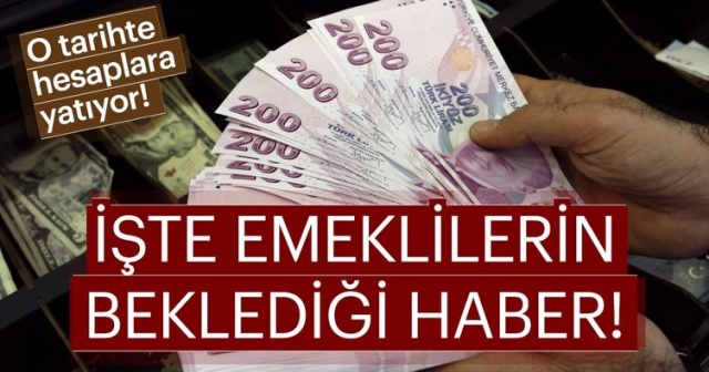 Emekliye fark ödemesi bu ay yapılacak ,fark hesaplara bu ay içerisinde yatacak.