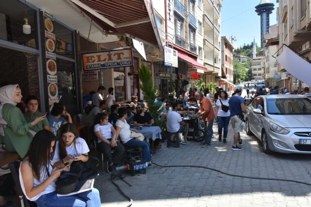 İşte setten görüntüler