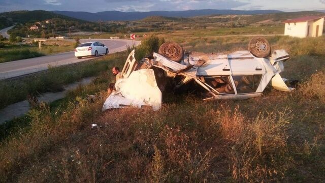 Boyabat Saraydüzü Yolunda Feci Kaza !