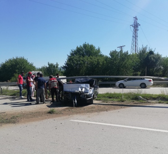 Boyabat Sanayi Mevkiinde trafik kazası !