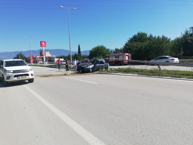 27.06.2020 Cumartesi günü Boyabat Sanayi Mevkiinde meydana gelen trafik kazasında 1 kişi yaralandı.