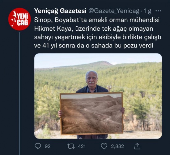 Boyabatlı Hikmet Kaya'ya tüm Türkiye'den destek yağdı