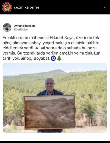 Boyabatlı Hikmet Kaya'ya tüm Türkiye'den destek yağdı