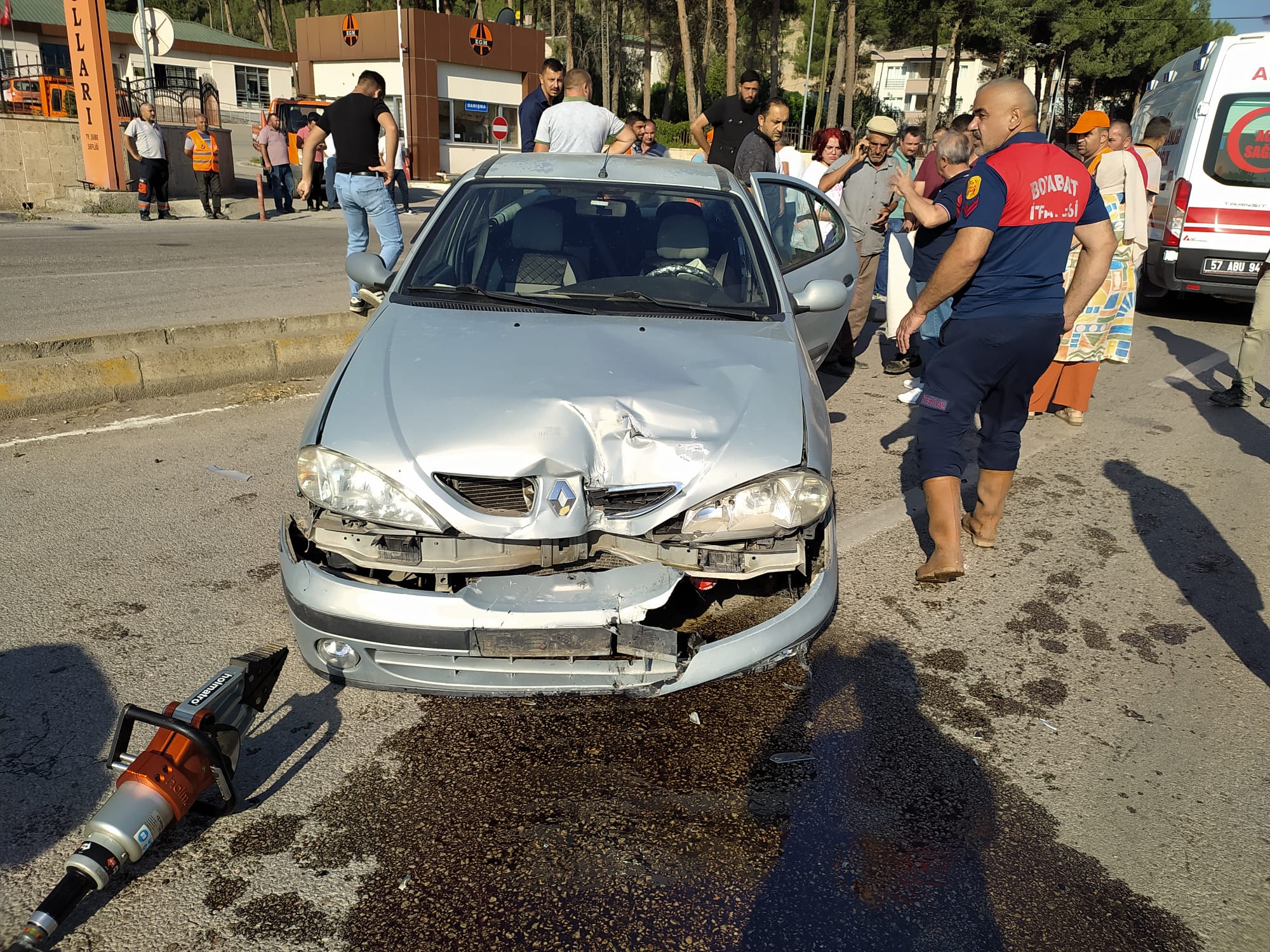 Boyabat Trafik Kazasi Kalp Krizi Boyabat Haberler (2)