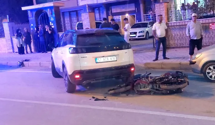 Boyabat Trafik Kazasi Motosiklet 788777999999