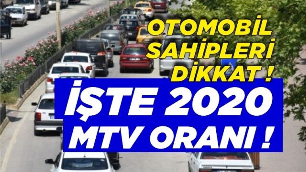 Motorlu Taşıtlar Vergisine %22.58 Zam !