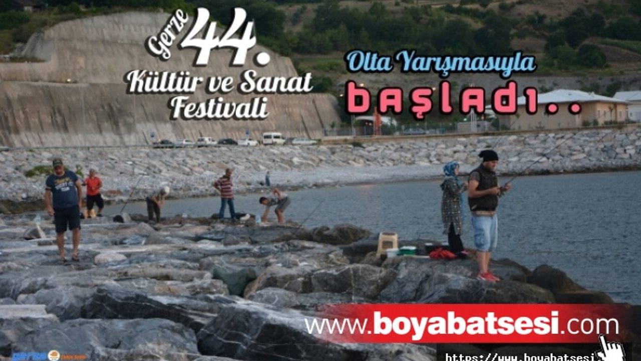 Gerze Belediyesi Kültür ve Sanat Festivali başladı