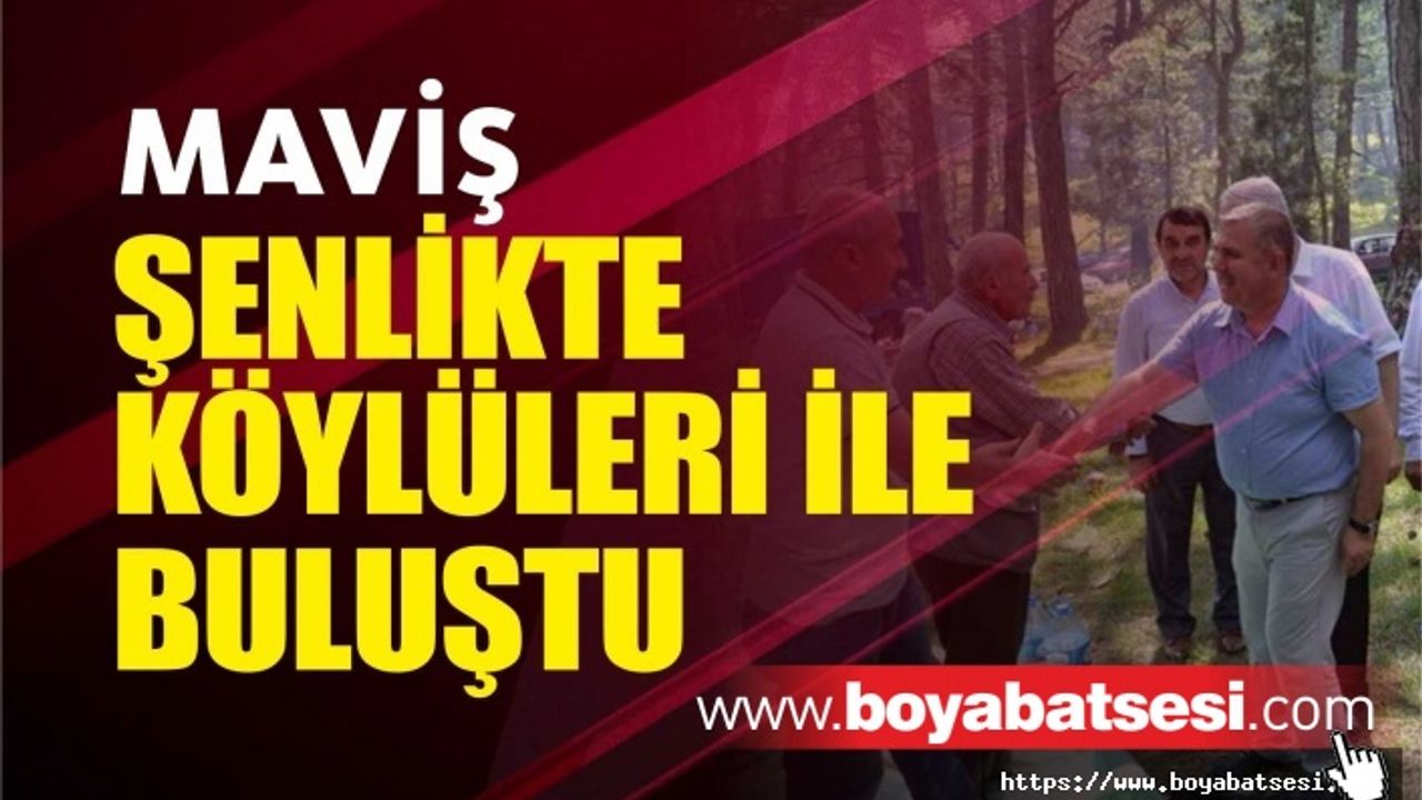 Nazım Maviş Bayat Köyü Şenliğinde Köylüleri İle Buluştu