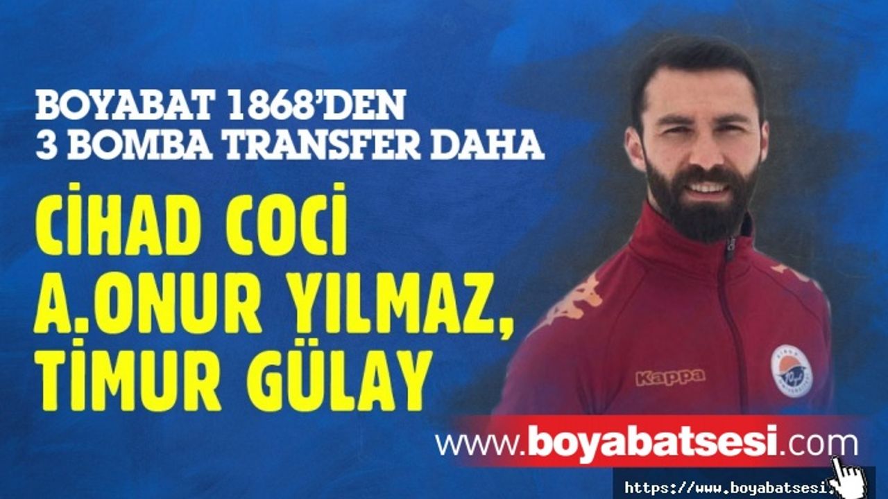 Boyabat 1868 Hedefler Büyük Transferde öyle