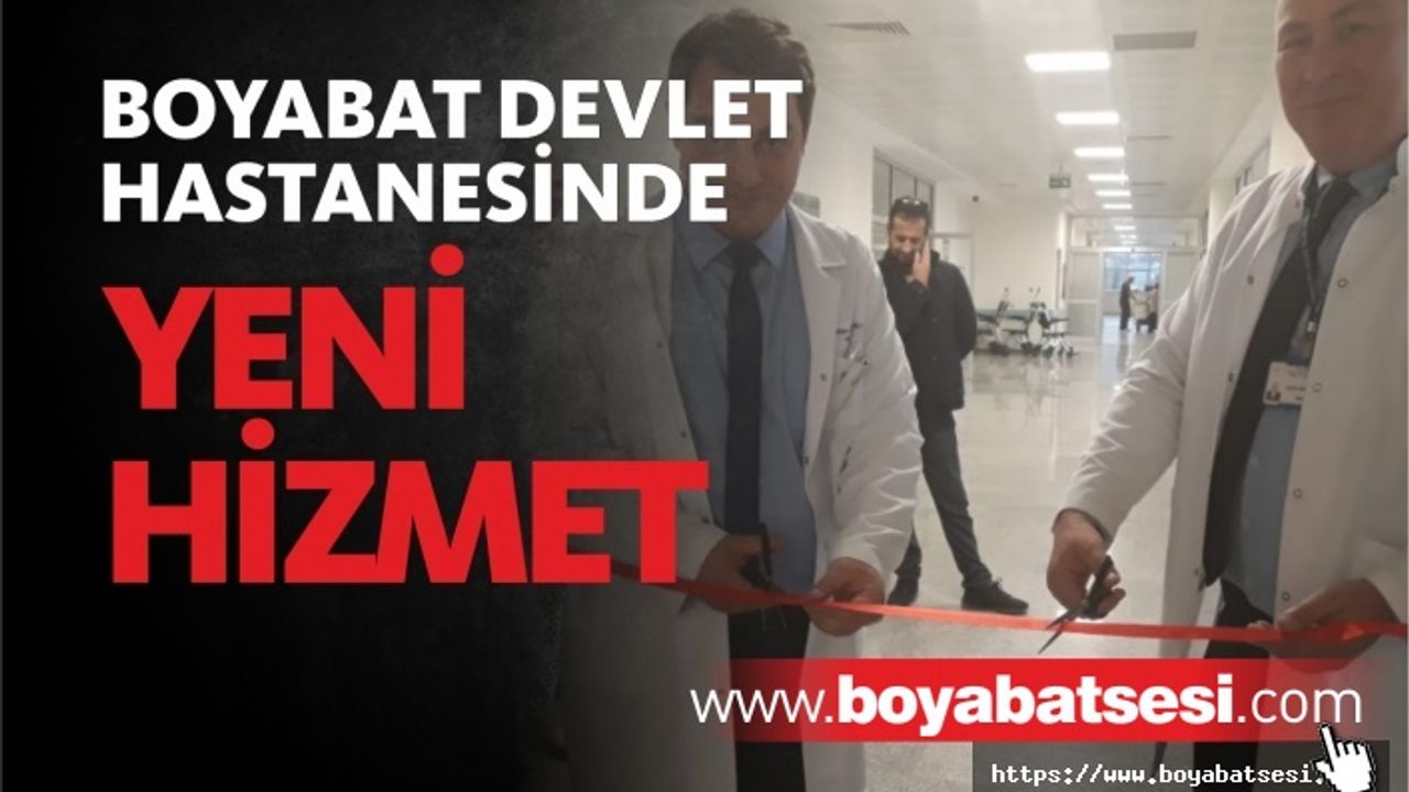 Boyabat 75.Yıl Devlet Hastanesinde Palyatif Bakım Ünitesi hizmete girdi.