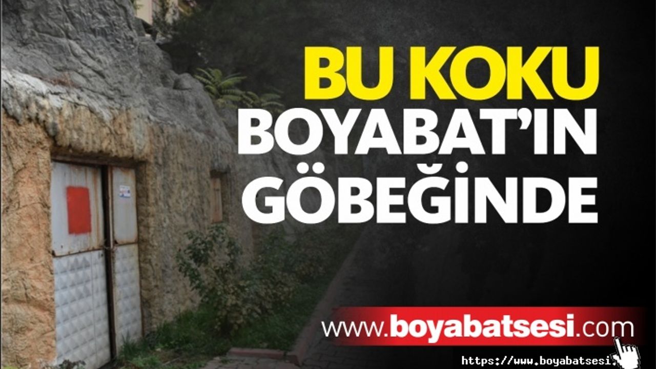 Boyabat Adnan Menderes  Bulvarındaki koku vatandaşları rahatsız ediyor