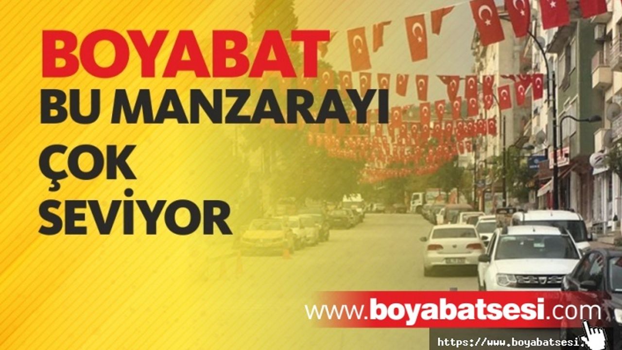 Boyabat Bu Manzarayı Çok Seviyor