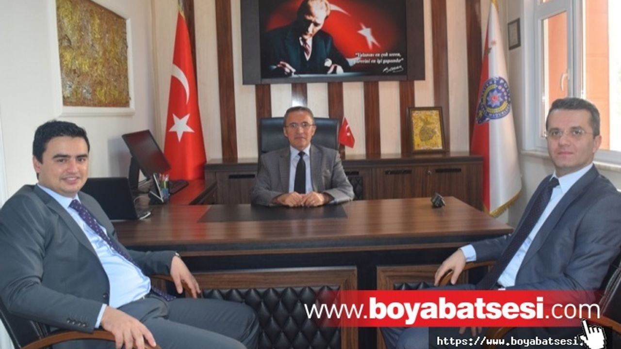 Boyabat İlçe Emniyet Müdürünü Ziyaret Ettiler
