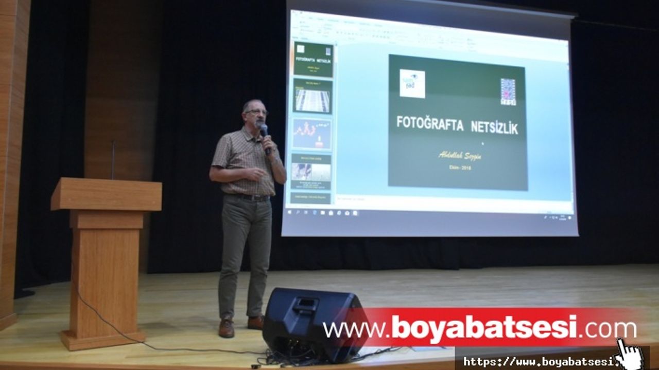 Boyabat'ta Fotoğraf Sanatçılarından Sunum Gecesi