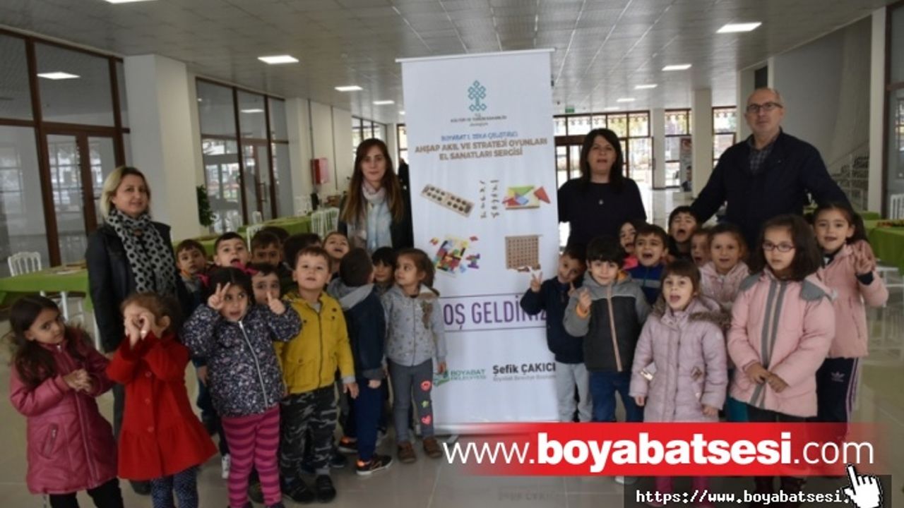 Boyabat'ta Zeka Geliştirici Oyunlar Sergisi