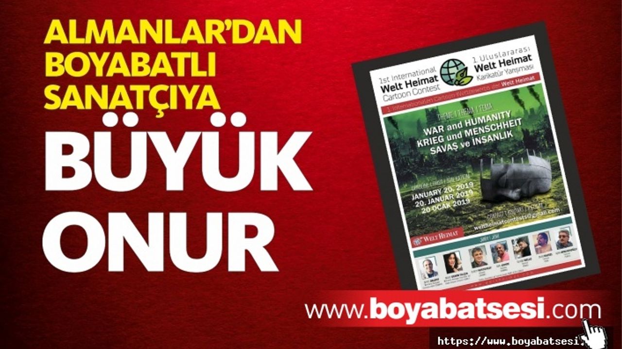 Boyabatlı Sanatçı Almanya'da  Jüri Üyesi Oldu
