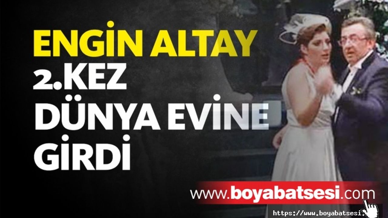 Eski Sinop Milletvekili Engin Altay Evlendi