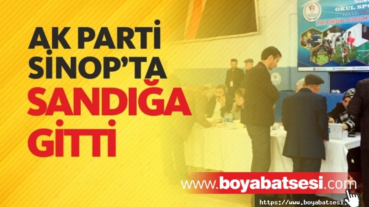 AK Parti Sinop'ta adaylarını belirliyor !