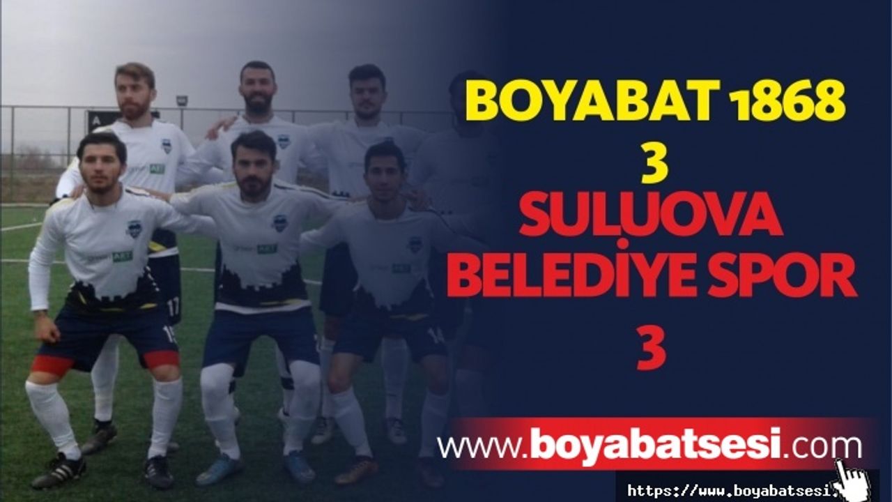 Boyabat 1868 Hazırlık Maçlarına Devam Ediyor