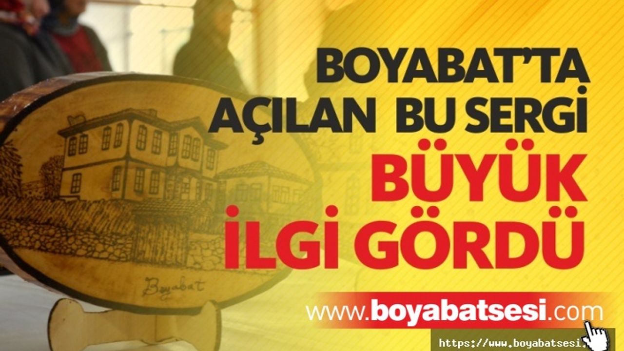 Boyabat'ta Osmanlı Kültürü Temalı Sergi Açıldı