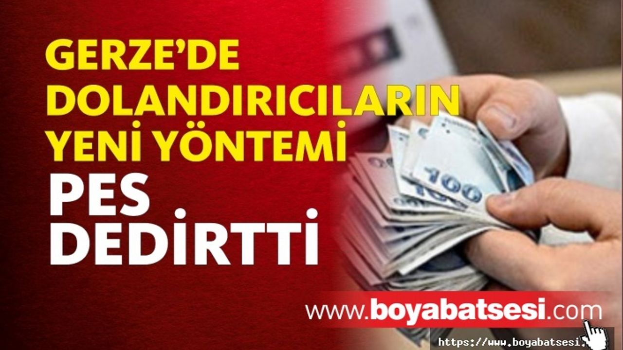 Gerze'de dolandırıcıların yeni yöntemi pes dedirtti 