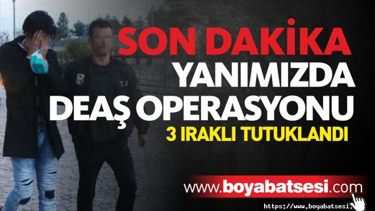 Kastamonu'da DEAŞ Operasyonu : 3 kişi tutuklandı