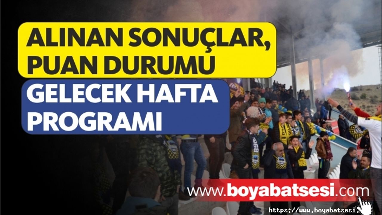 Boyabat 1868 İlk Haftayı Lider Kapattı
