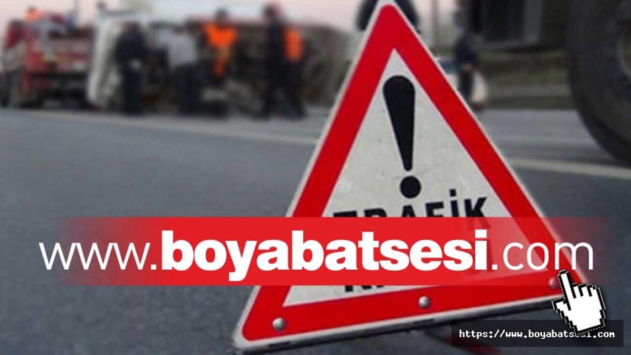Boyabat'ta Trafik Kazası 1 Yaralı