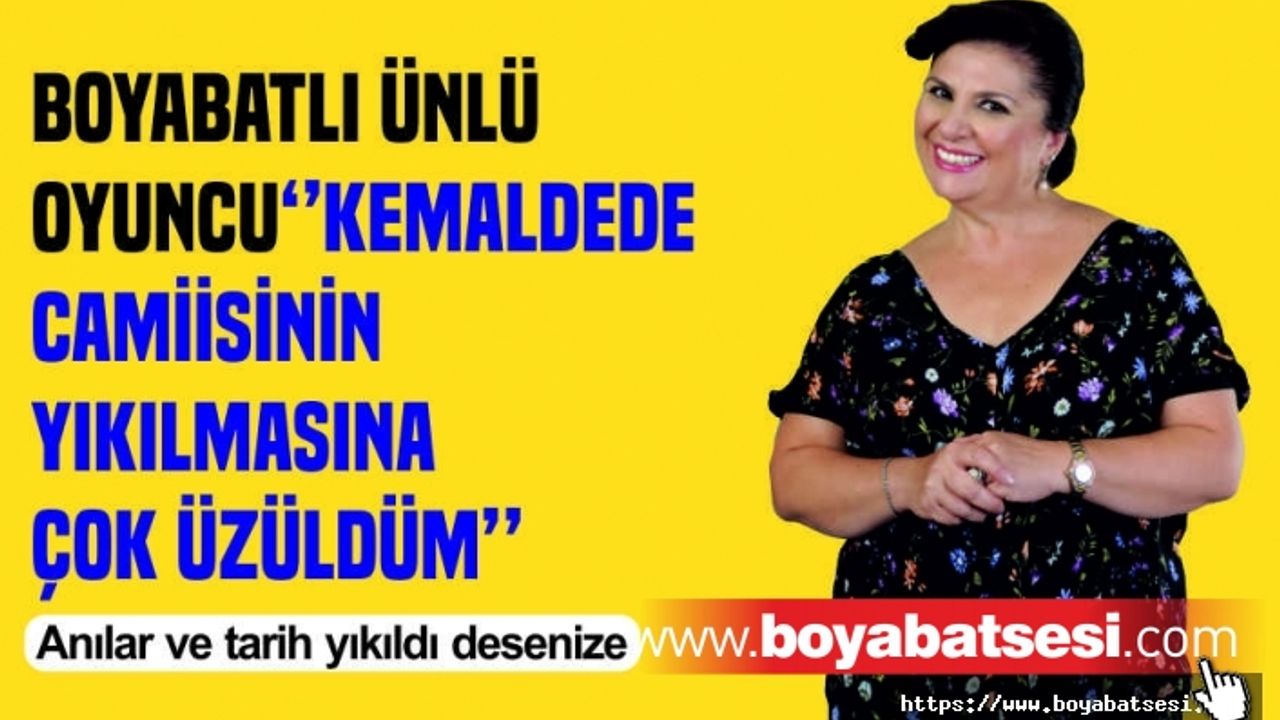 Boyabatlı Usta Oyuncudan Kemaldede Camii Yorumu