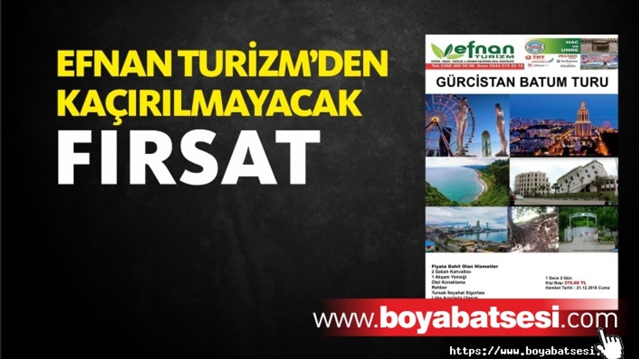 Efnan Turizm'den Kaçırılmayacak Gürcistan Seyahati