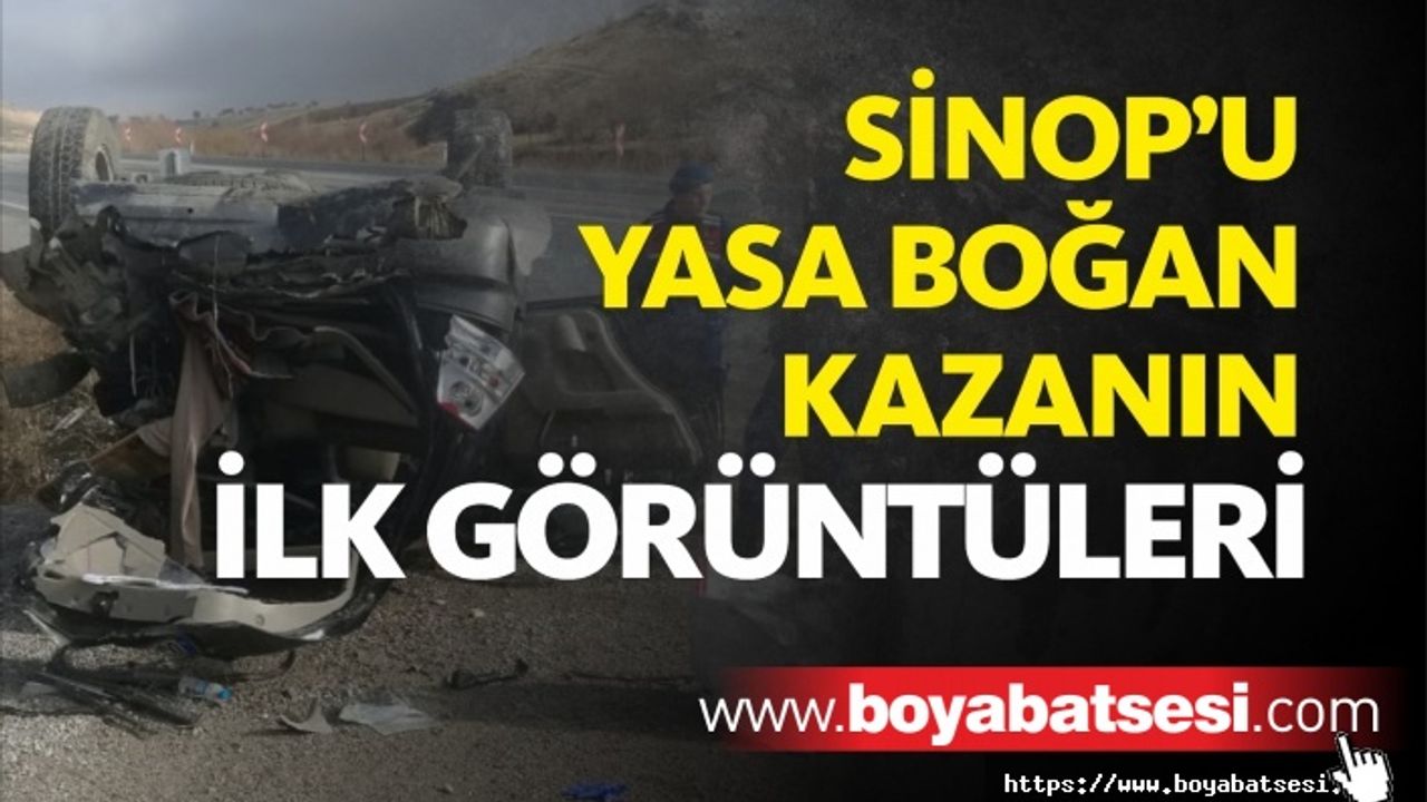 Feci kazada 2 başkan hayatını kaybetti,Olay yerinden ilk görüntüler