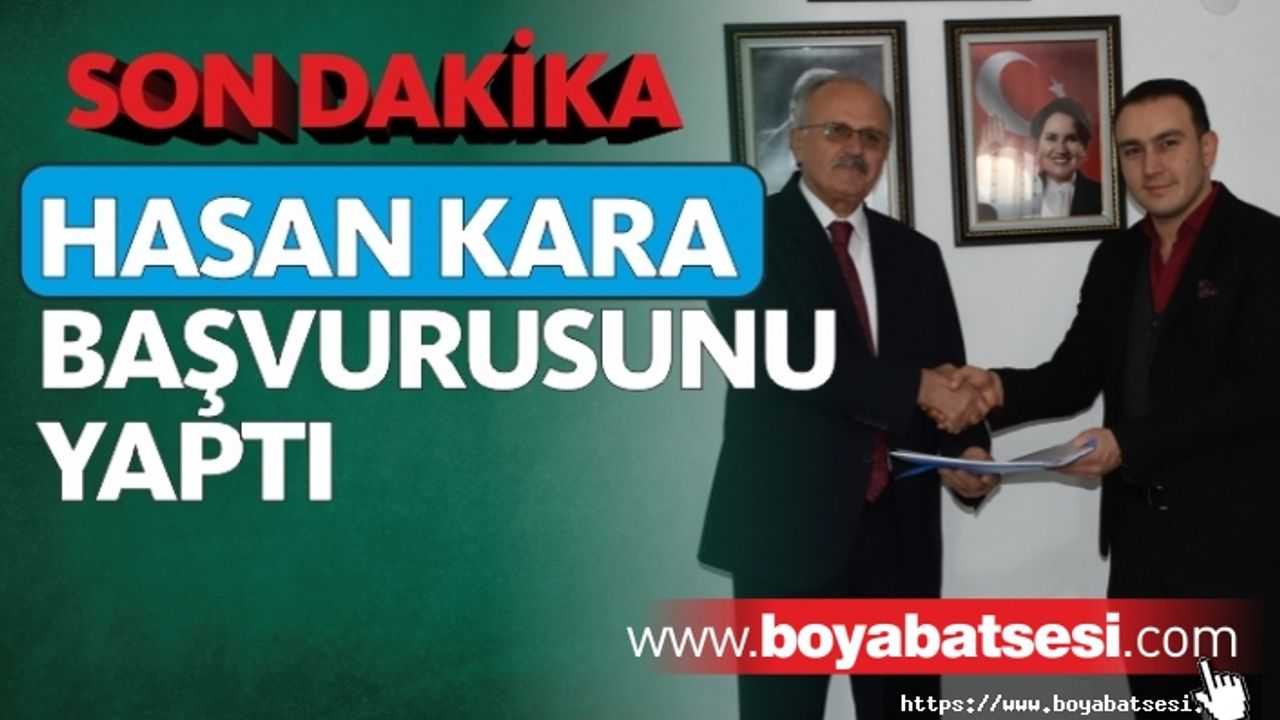 Hasan Kara Aday Adaylık Başvurusunu Gerçekleştirdi