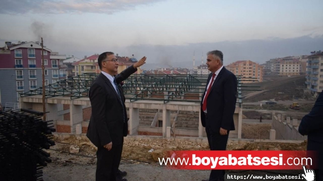 Sinop Valisi Köksal Şakalar, Boyabat'ta  İncelemelerde Bulundu