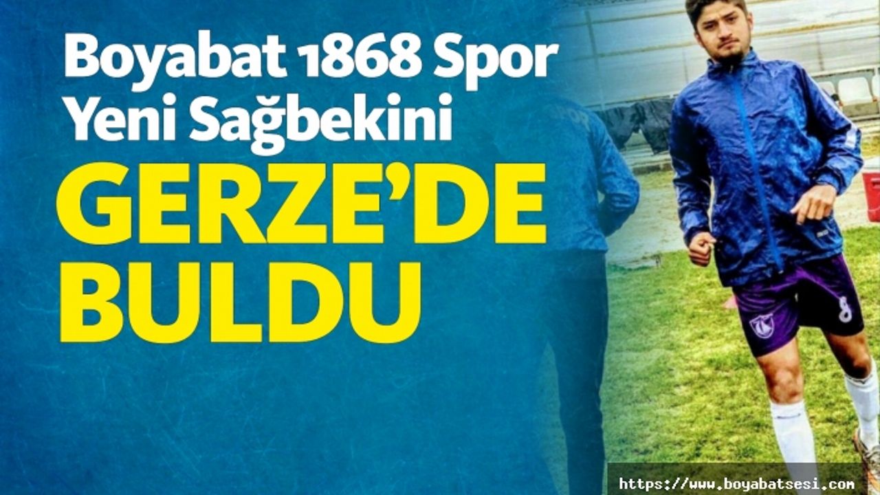 Boyabat 1868 Spor Gerze Belediyesporlu  Nebi Demir İle Anlaştı