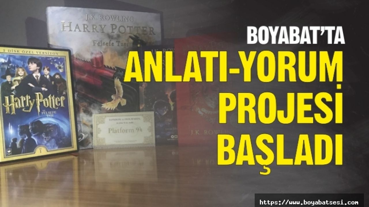 Boyabat'ta "Anlatı-Yorum" Projesi Başladı