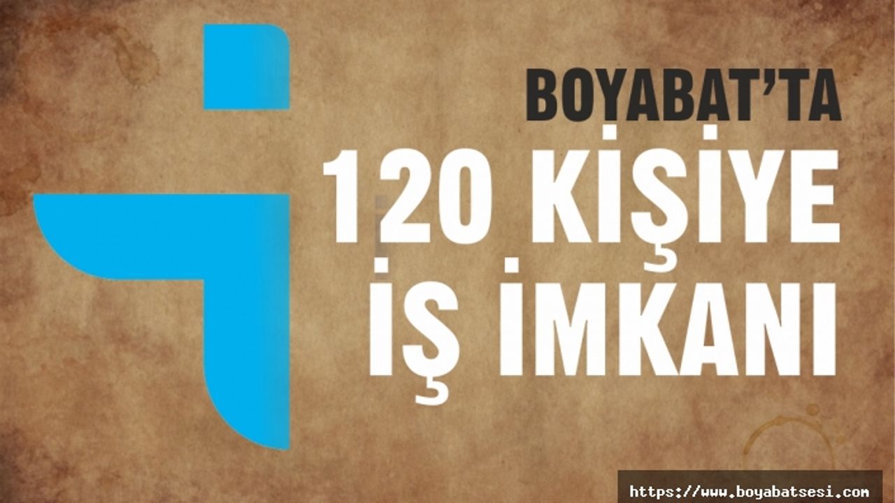 Boyabat'ta İşkur Alımları Başlıyor