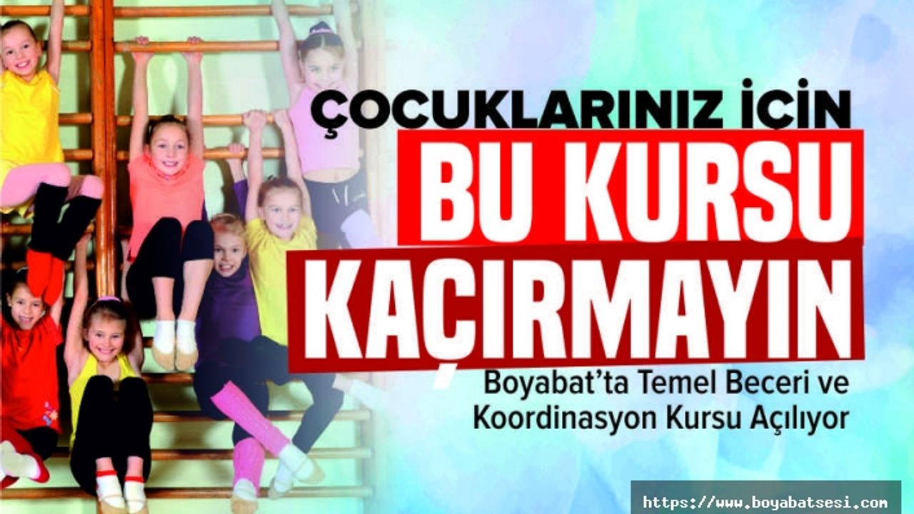 Kuzey Yıldızı Gençlik ve Spor Kulübü Temel Beceri ve Koordinasyon Kursu açıyor. 