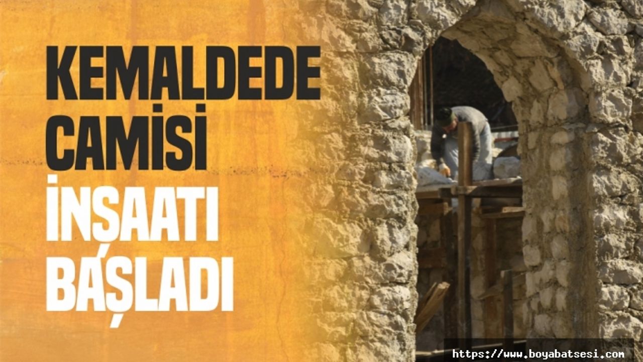 Boyabat Kemaldede Cami Yapımı Başladı ,İşte İlk Görüntüler...