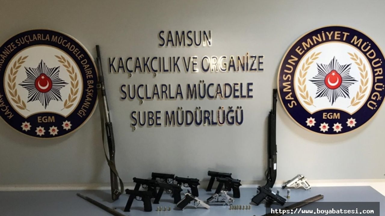 Sinop'ta silah kaçakçılığı operasyonu: 4 gözaltı