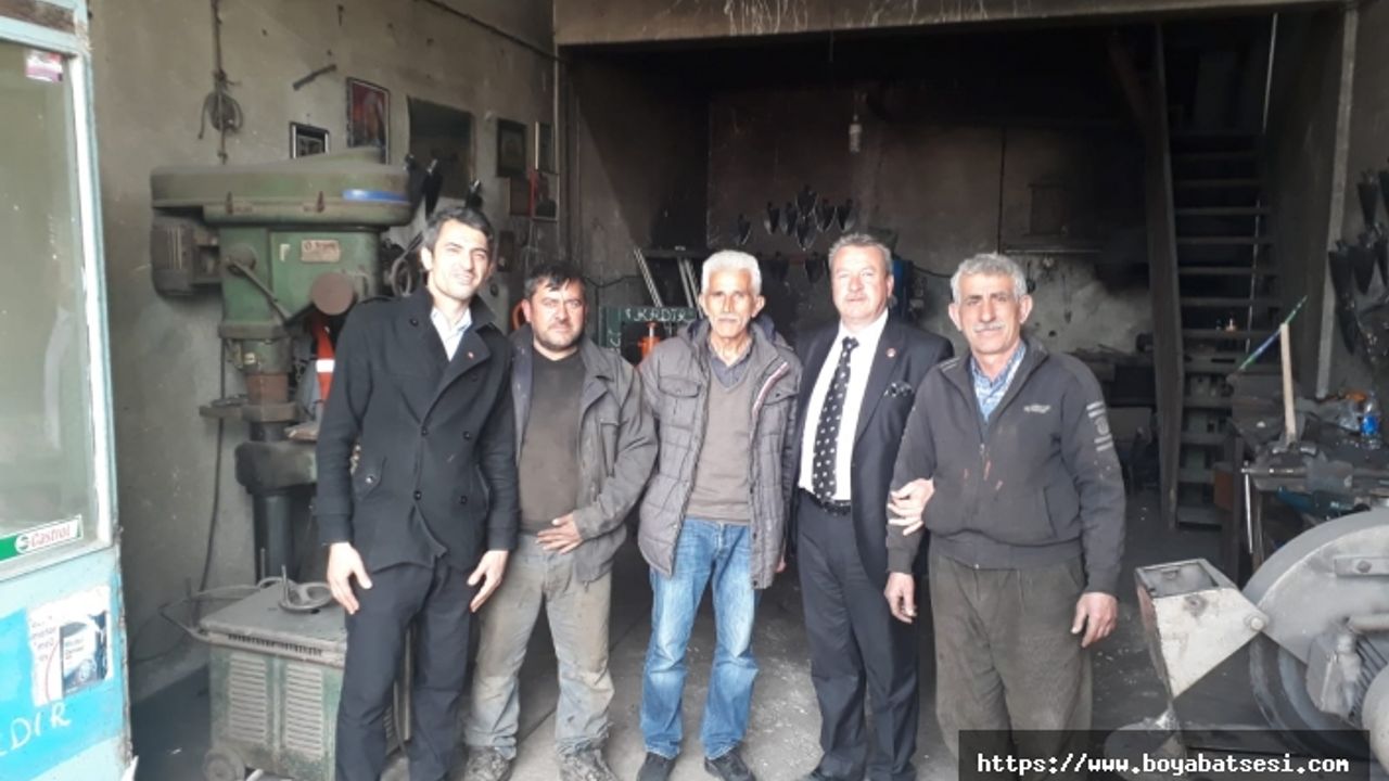 Mhp Adayı Şükrü Kaya Sanayi Esnafına Projelerini Anlattı